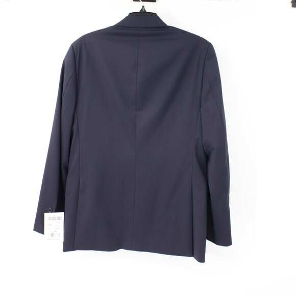 Cartier Sport Coat Mens 38R Wool Single Breasted Two Button Blazer Navy Blue - Picture 5 of 11